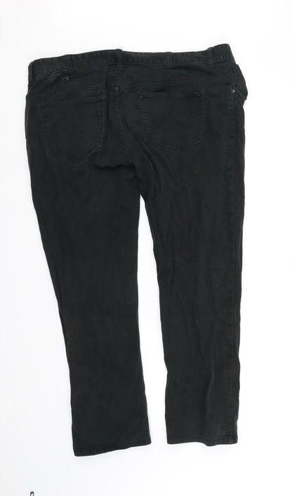 pre worn Mens Black   Trousers  Size L L30 in