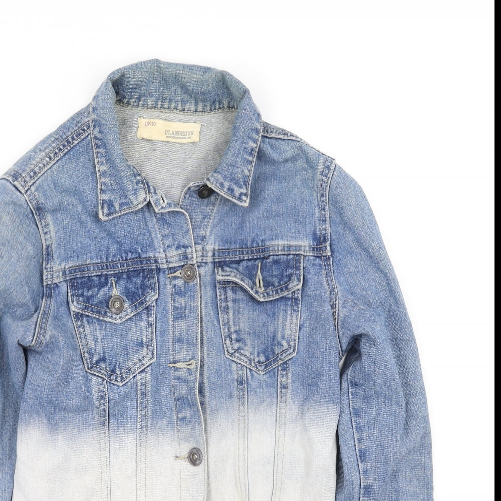 Glamorous Womens Blue   Jacket  Size 10