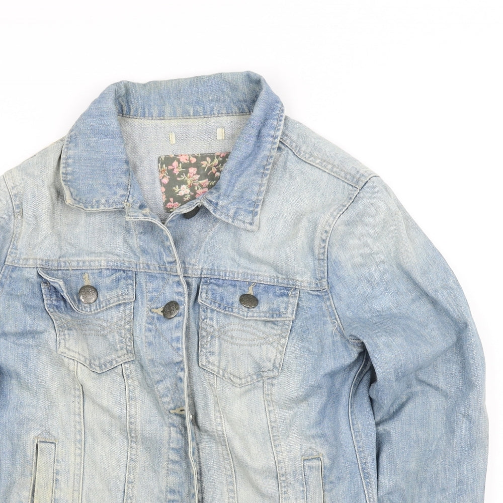 Womens UK Size M pre worn Blue Jacket