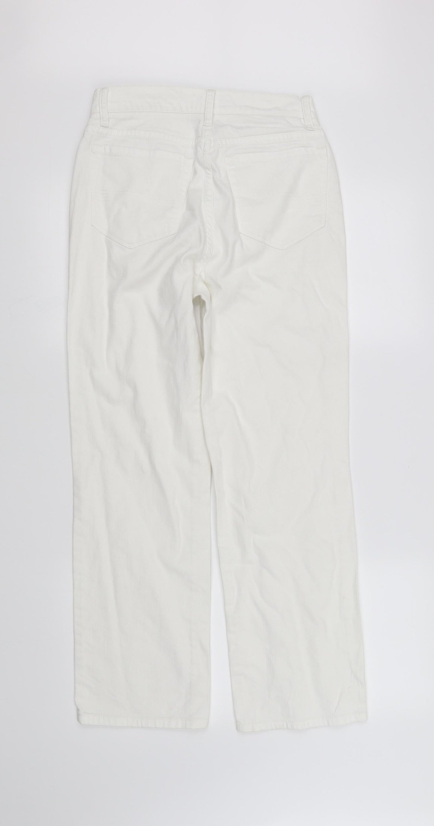 Artigiano Womens White   Straight Jeans Size M L30 in