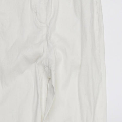 Artigiano Womens White   Straight Jeans Size M L30 in