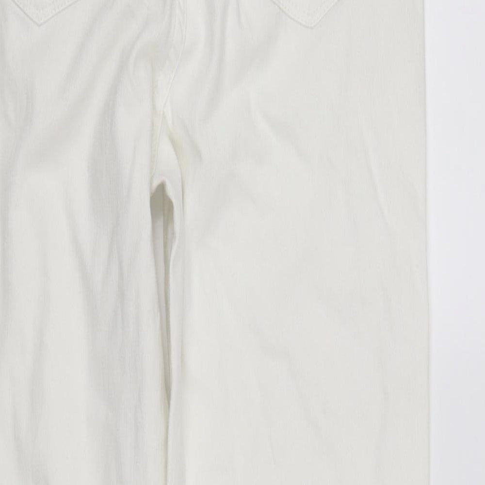Artigiano Womens White   Straight Jeans Size M L30 in