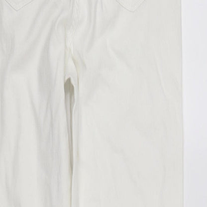 Artigiano Womens White   Straight Jeans Size M L30 in