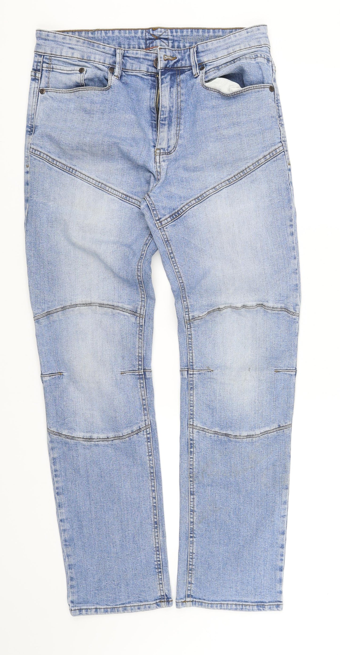 Womens UK Size 30 in pre worn Regular Fit Straight Blue Jeans