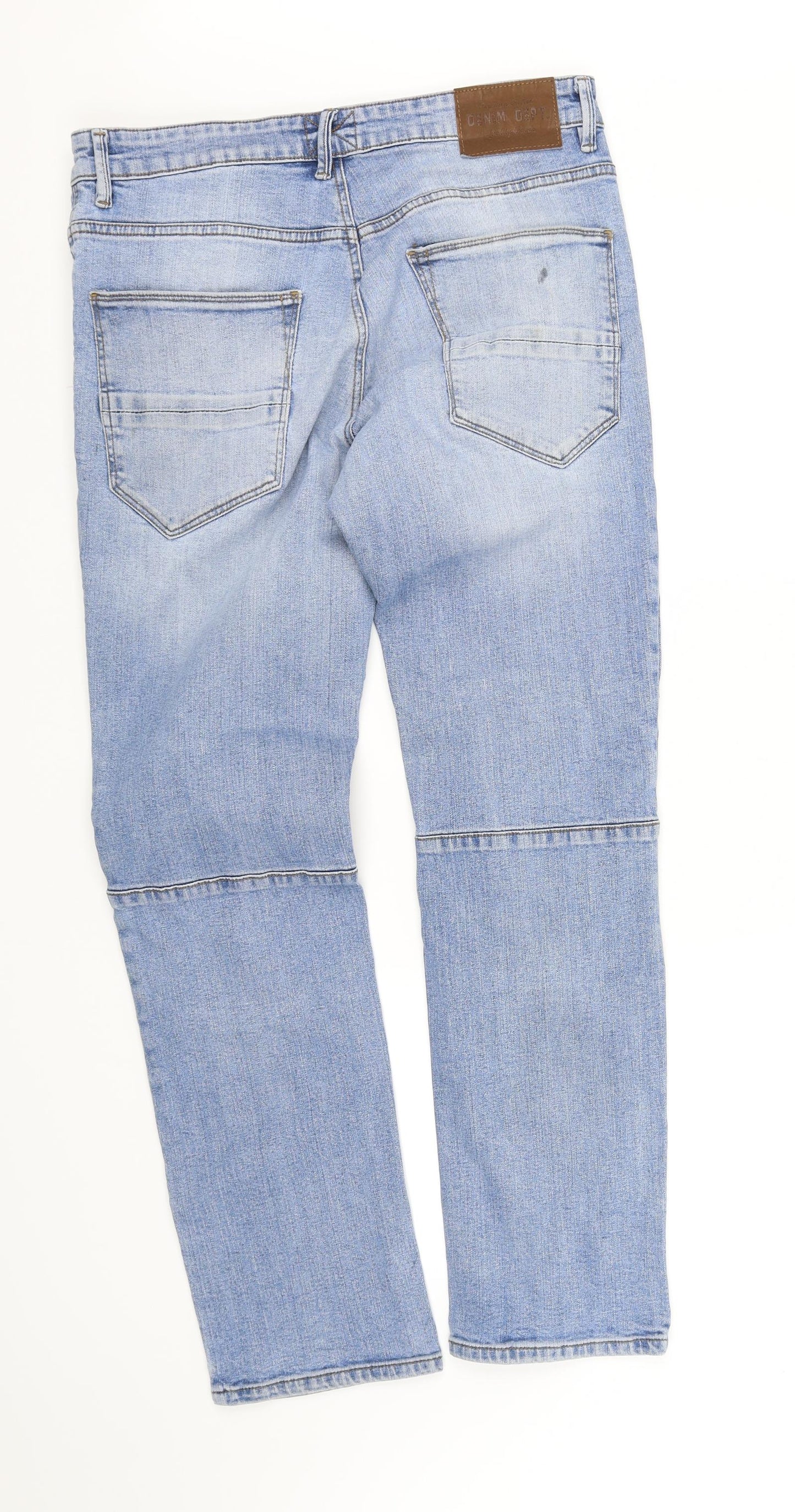 Womens UK Size 30 in pre worn Regular Fit Straight Blue Jeans