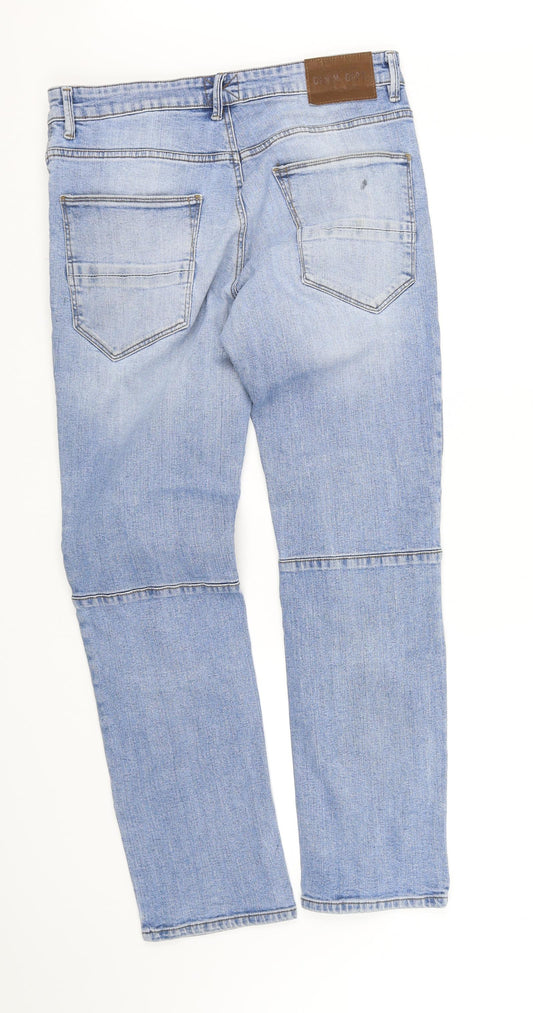 Womens UK Size 30 in pre worn Regular Fit Straight Blue Jeans
