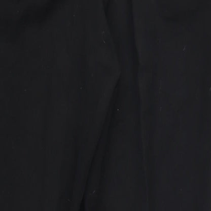 Womens UK Size 12 Papaya Regular Fit  Black Trousers