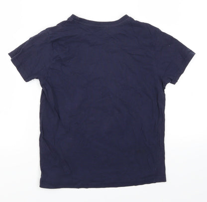 Primark Boys Blue   Basic T-Shirt Size 9-10 Years  - Fearless