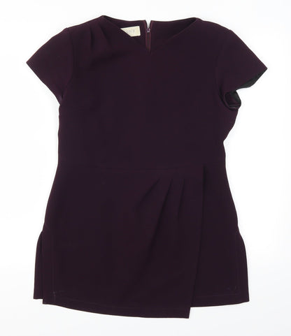 Inline Womens Purple   Basic T-Shirt Size 12