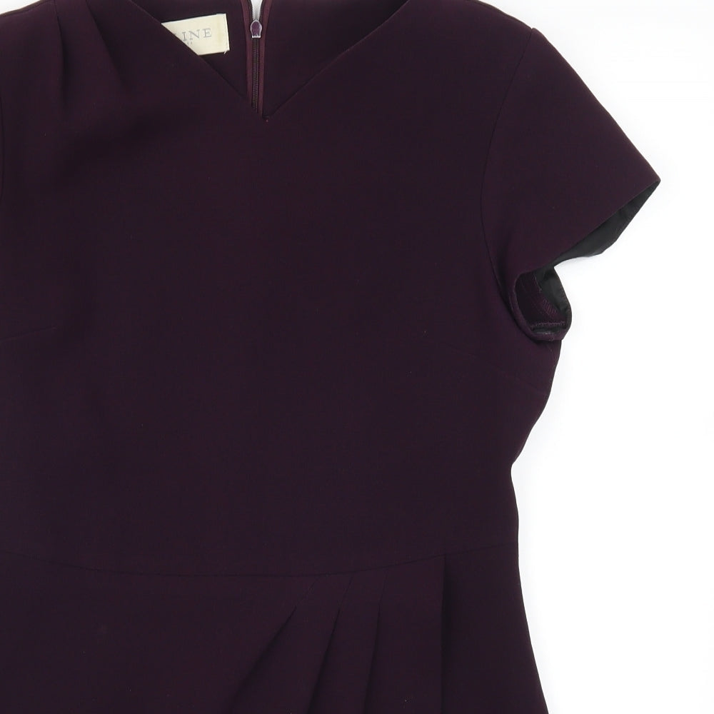 Inline Womens Purple   Basic T-Shirt Size 12
