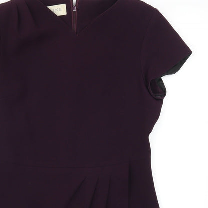 Inline Womens Purple   Basic T-Shirt Size 12