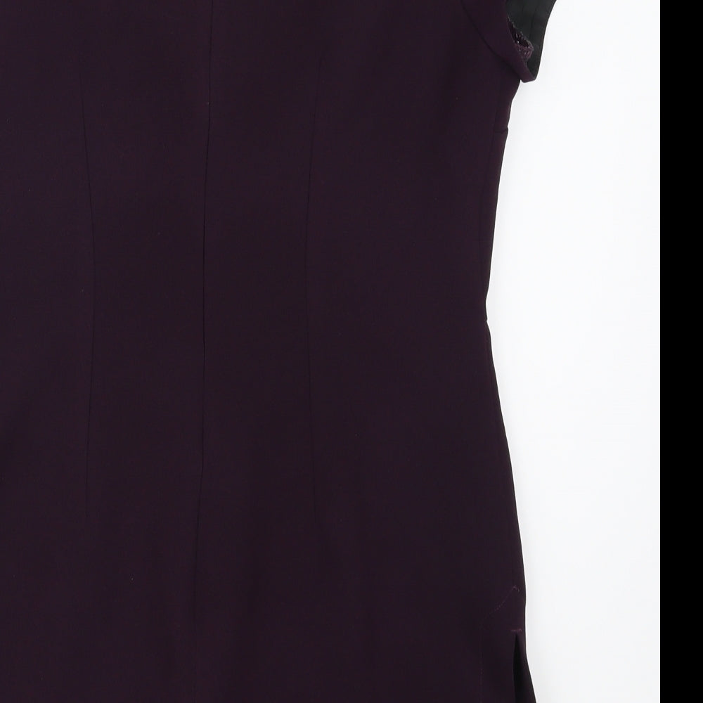 Inline Womens Purple   Basic T-Shirt Size 12