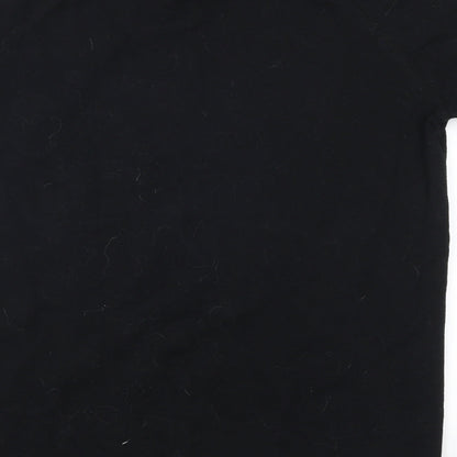 Boohoo Womens Black   Pullover Sweatshirt Size M  - Free Spirit Be You