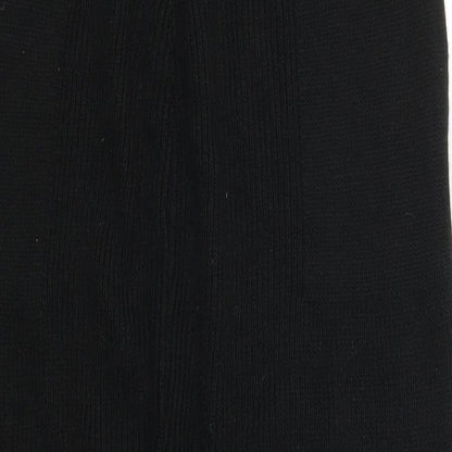 Womens UK Size M Preworn Regular Fit  Black Trousers