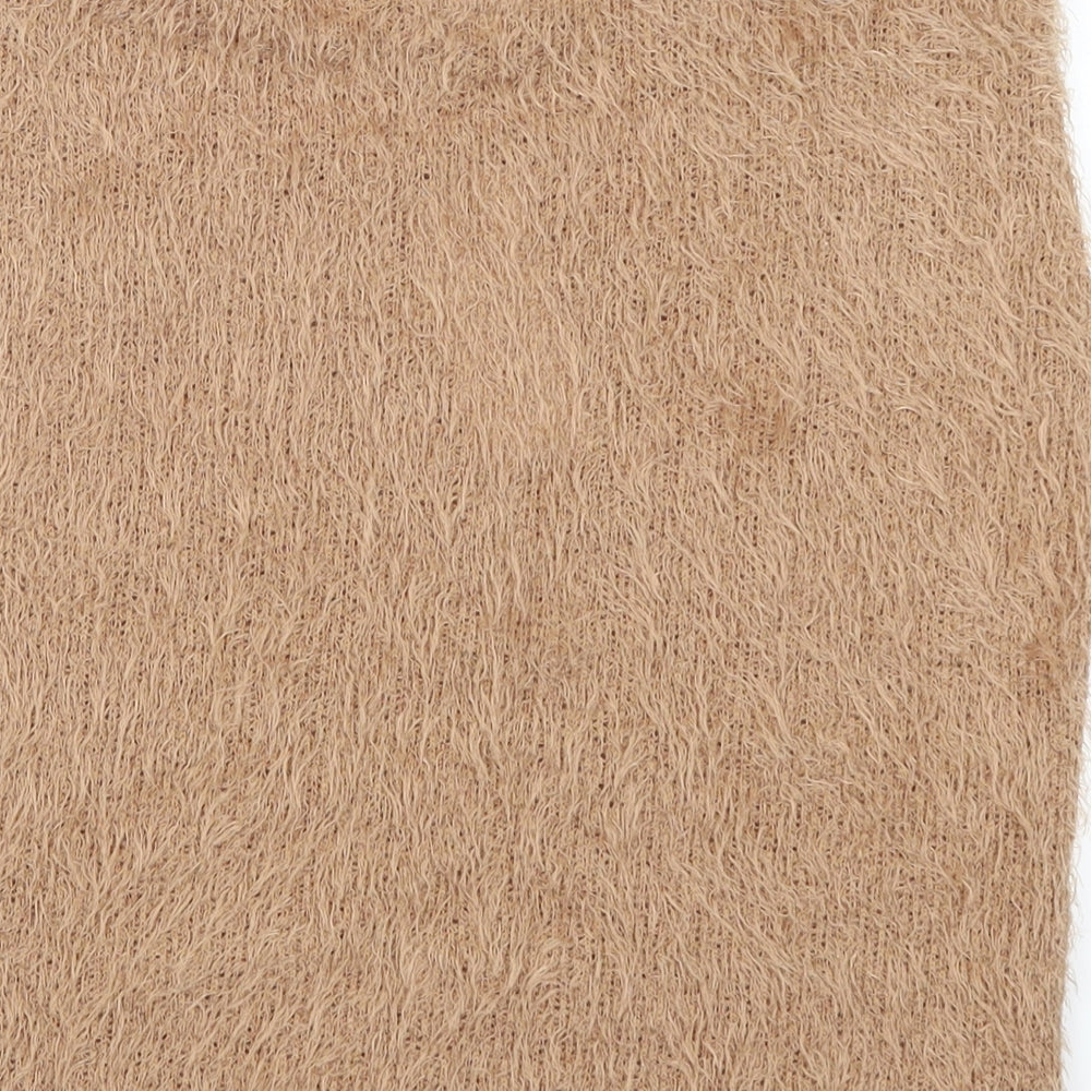 Carpe Diem Womens Brown   Straight & Pencil Skirt Size L