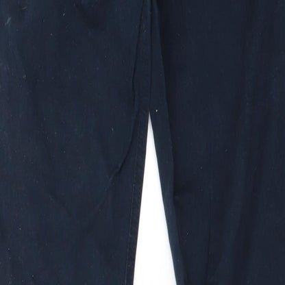 Mens UK Size 28 in Preworn Regular Fit Straight Blue Jeans
