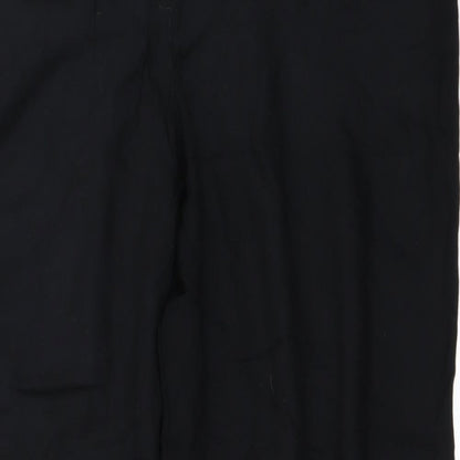 Womens UK Size 12 Preworn Regular Fit  Black Trousers