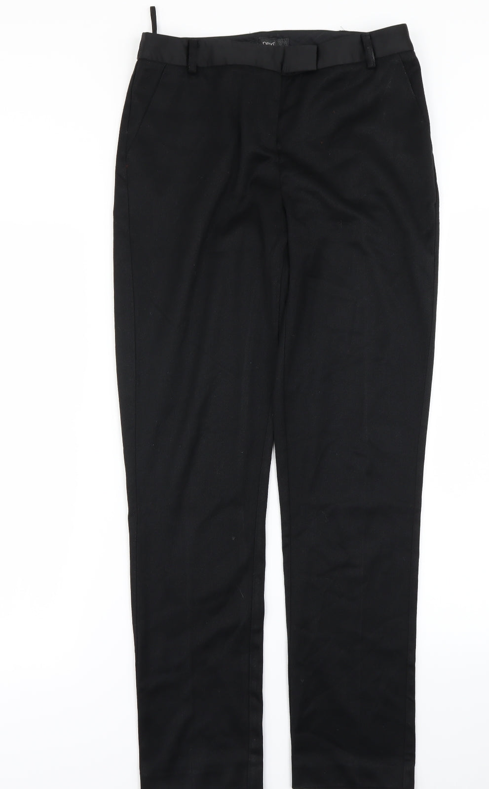 Womens UK Size 8 NEXT Regular Fit  Black Trousers