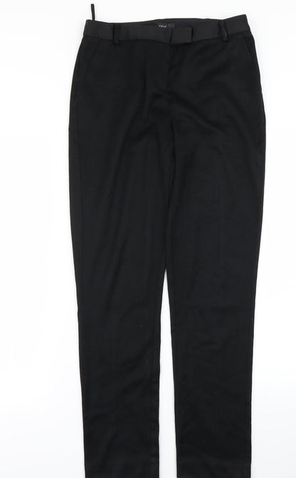 Womens UK Size 8 NEXT Regular Fit  Black Trousers