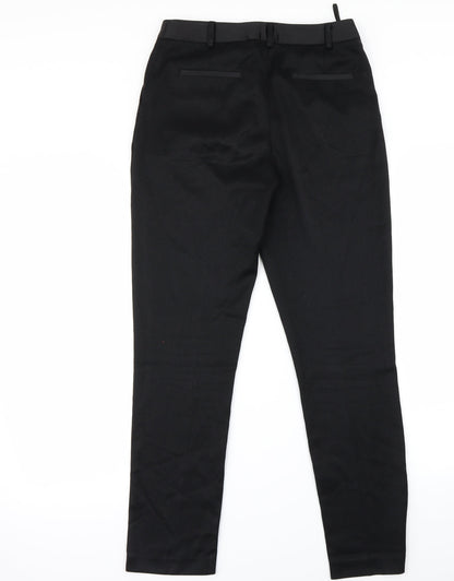 Womens UK Size 8 NEXT Regular Fit  Black Trousers