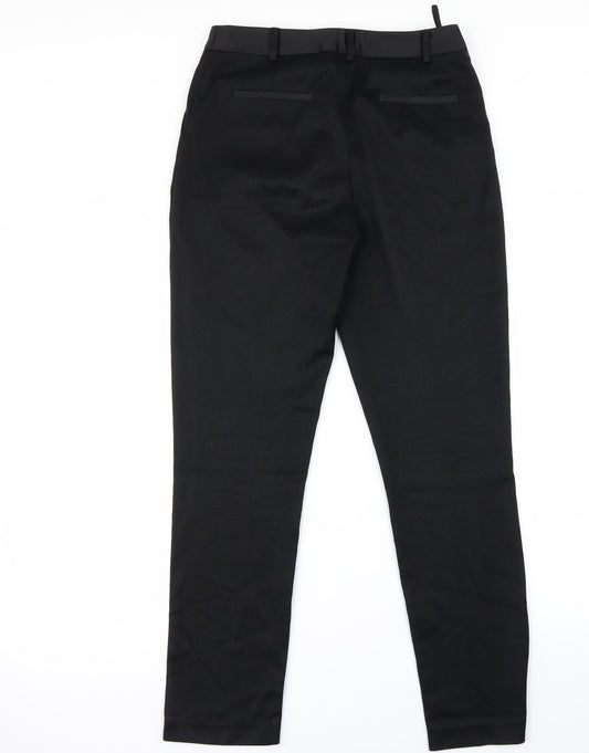 Womens UK Size 8 NEXT Regular Fit  Black Trousers