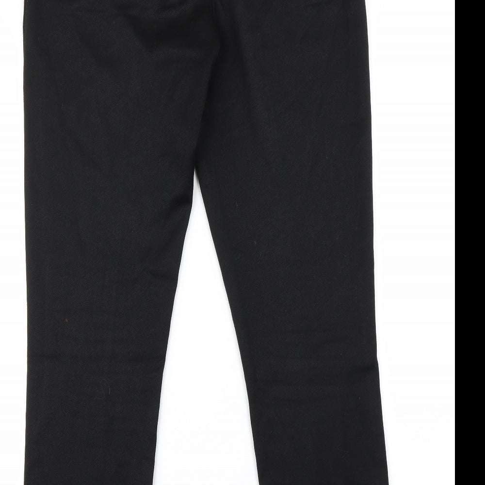 Womens UK Size 8 NEXT Regular Fit  Black Trousers