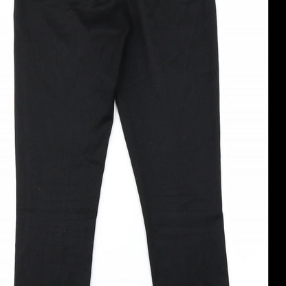 Womens UK Size 8 NEXT Regular Fit  Black Trousers