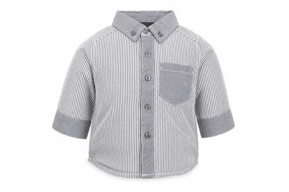 Next Baby Grey   Basic Button-Up Size 3-6 Months