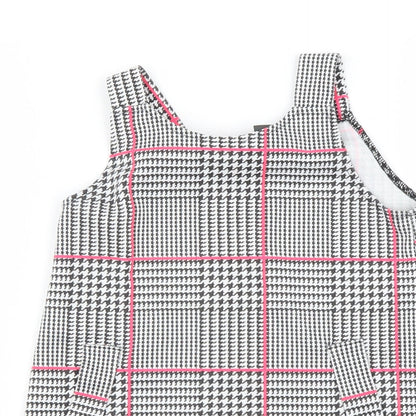 Primark Girls Grey Check  A-Line  Size 3-4 Years
