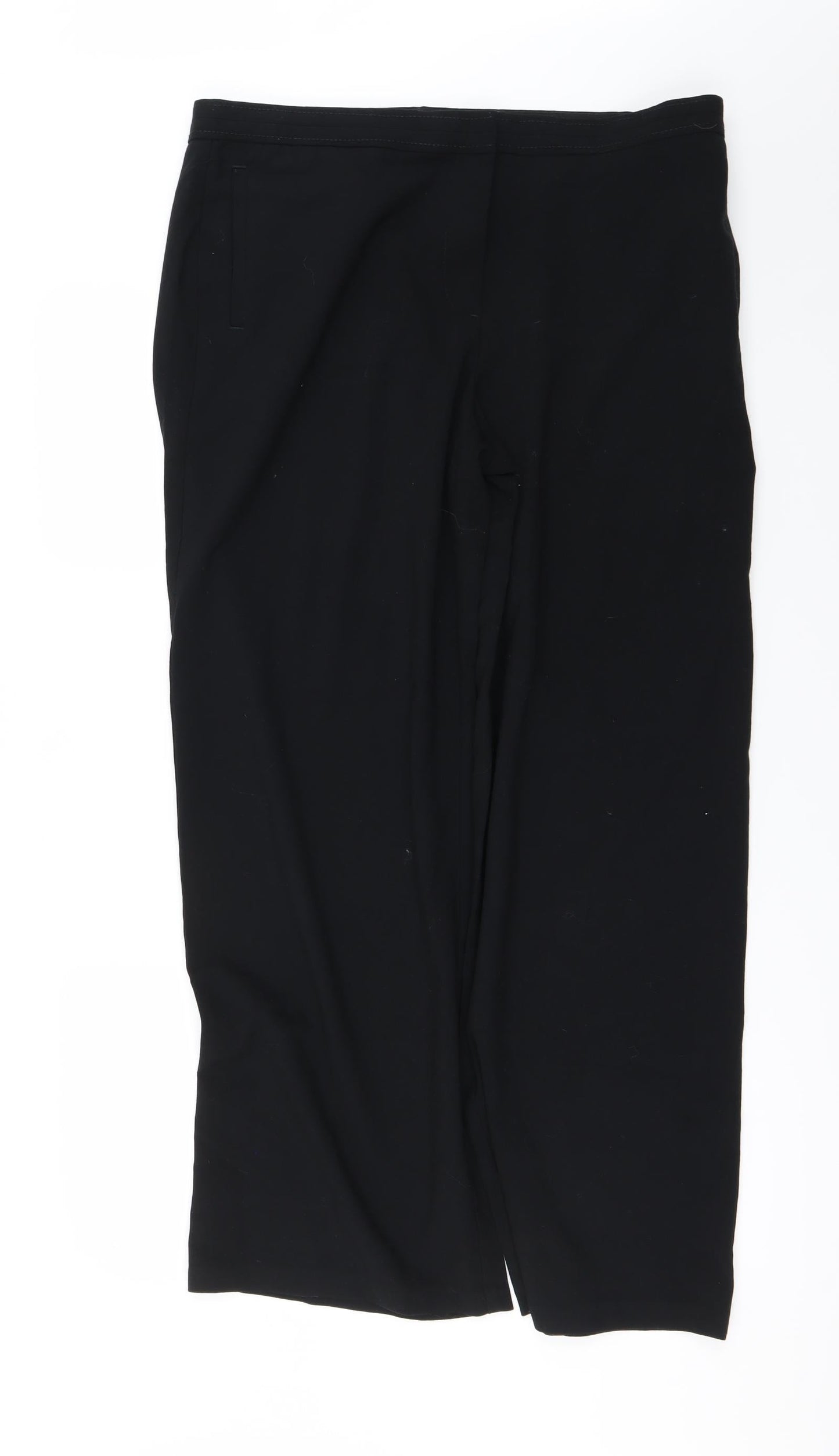 Womens UK Size 16 Marks and Spencer Regular Fit  Black Trousers