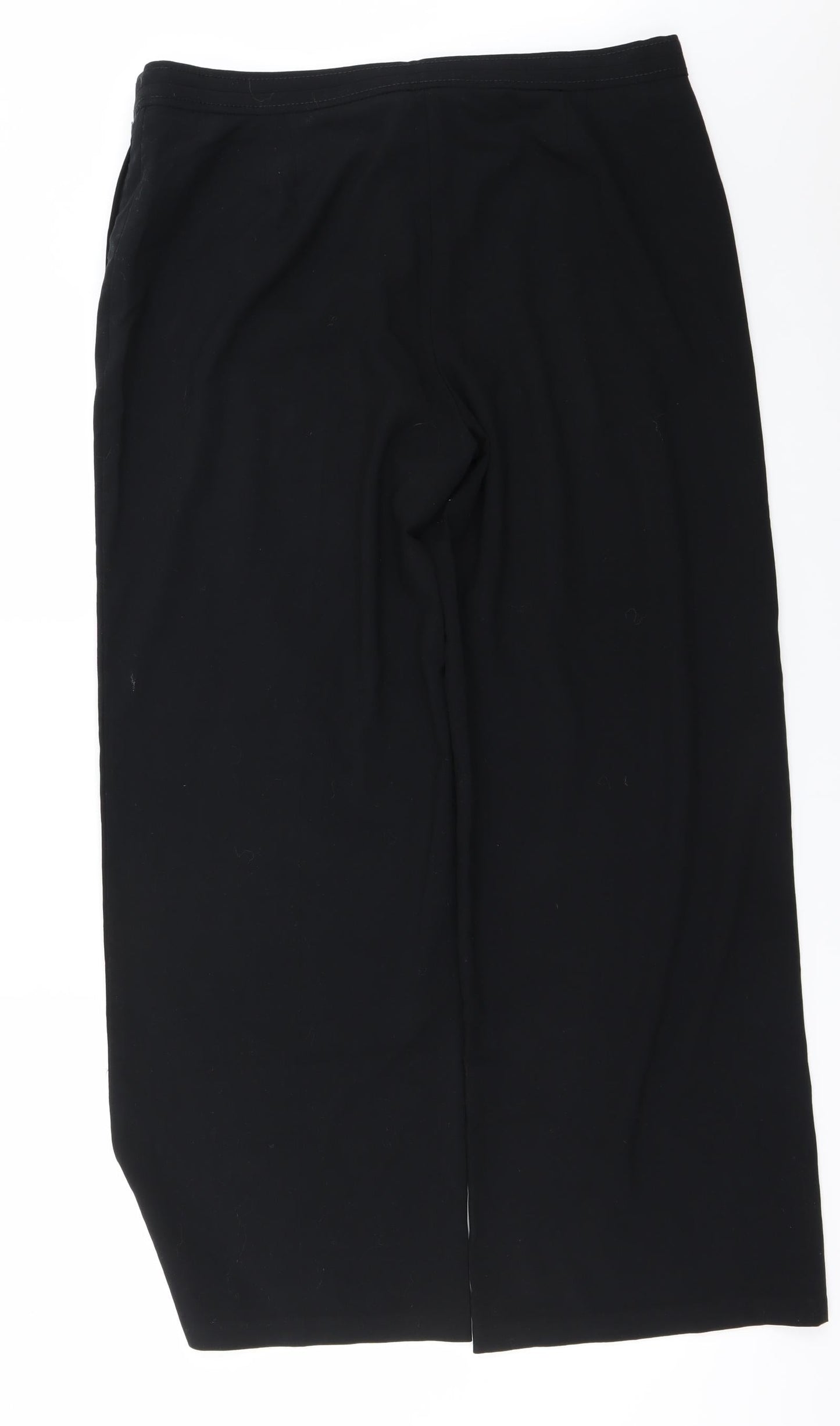 Womens UK Size 16 Marks and Spencer Regular Fit  Black Trousers