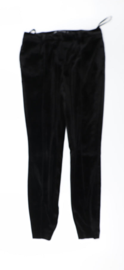 Womens UK Size 8 NEXT Regular Fit  Black Trousers