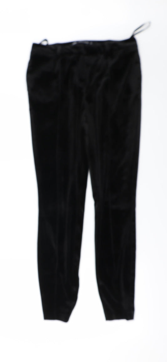 Womens UK Size 8 NEXT Regular Fit  Black Trousers