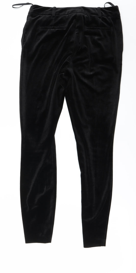 Womens UK Size 8 NEXT Regular Fit  Black Trousers