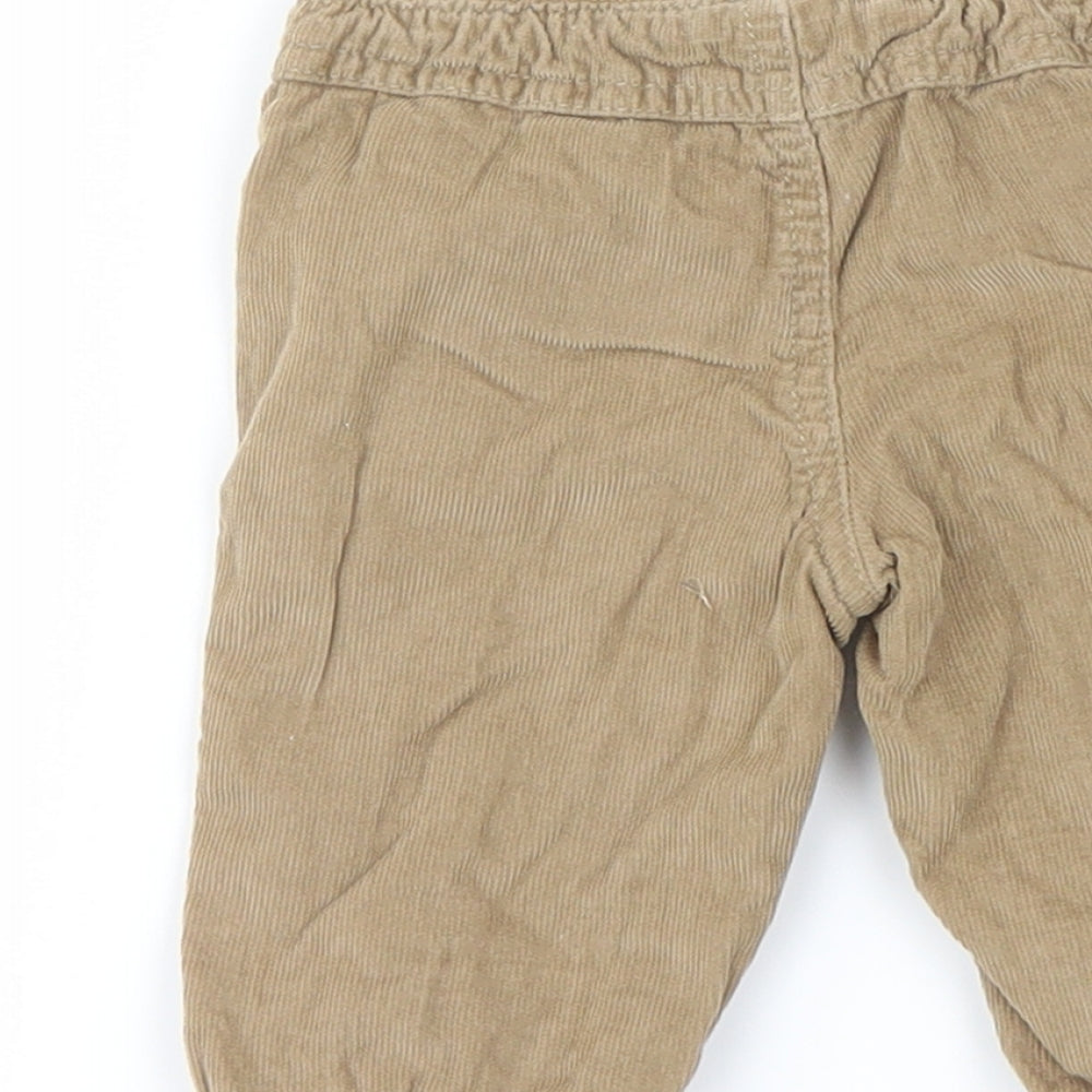 F&F Boys Beige   Cargo Trousers Size 0-3 Months