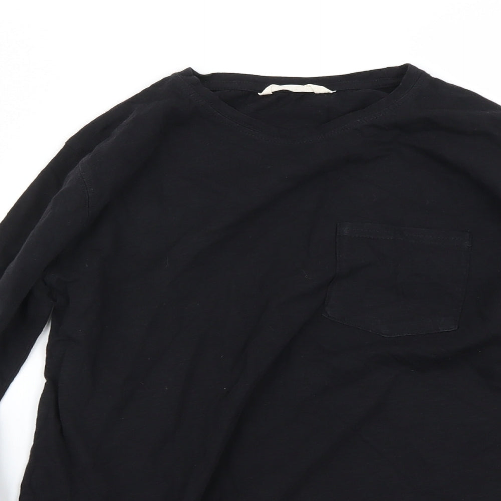 Mango Boys Black   Basic T-Shirt