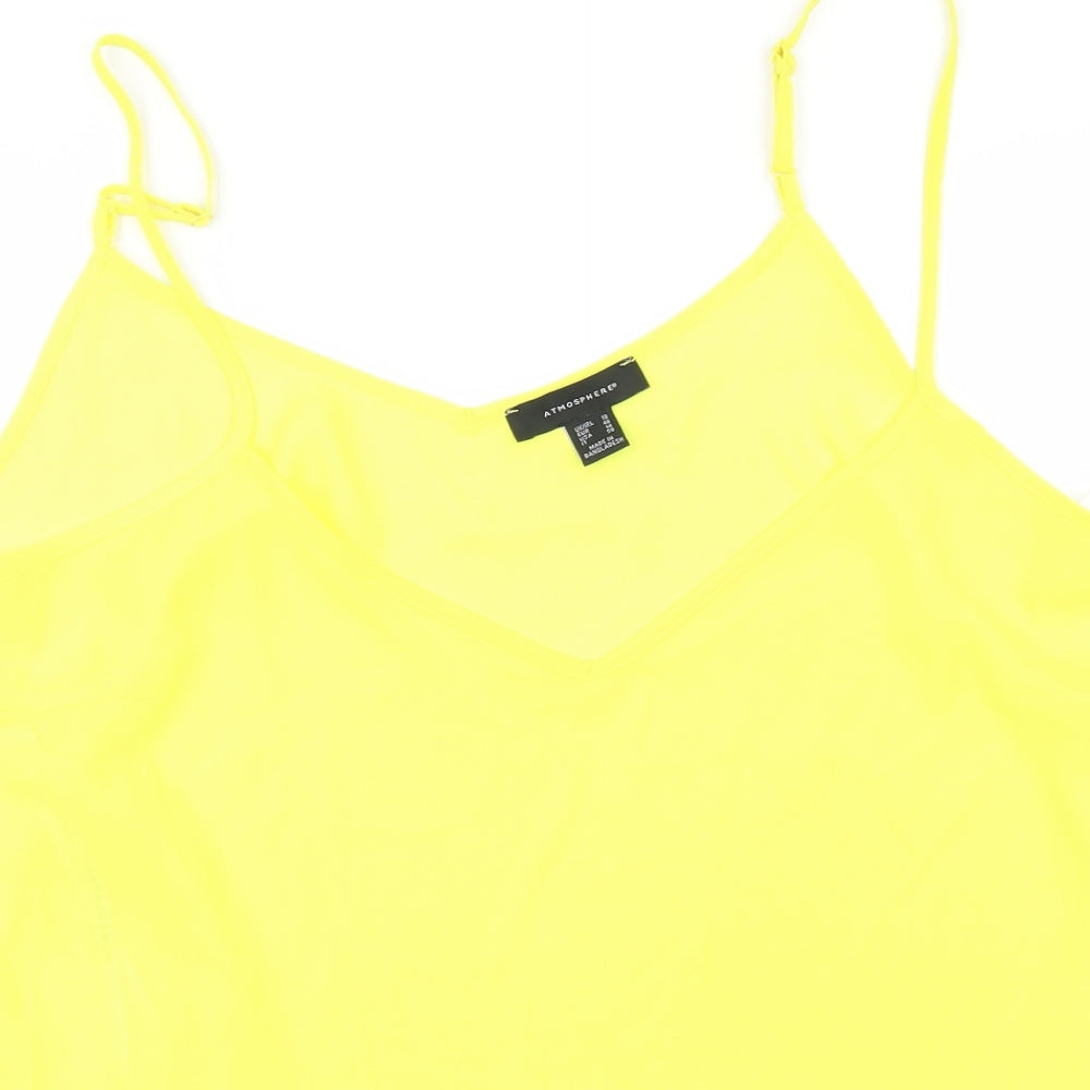 Atmosphere Womens Yellow   Basic Blouse Size 18