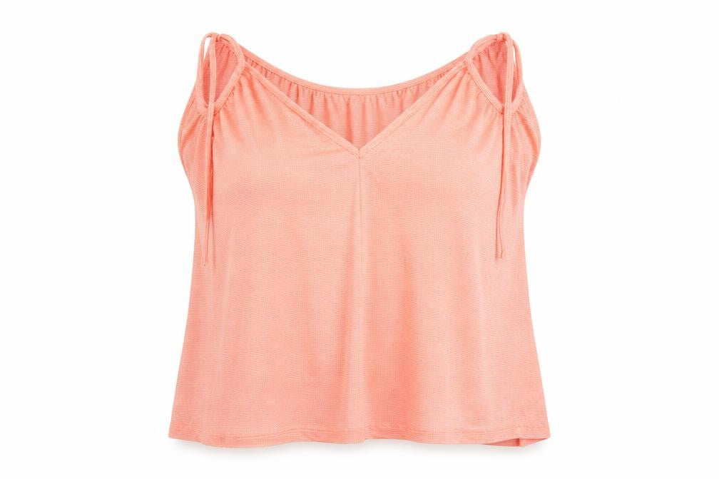 Womens UK Size 18 Atmosphere Orange Basic T-Shirt