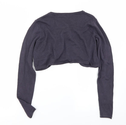 H&M Girls Blue   Cardigan Jumper Size 10-11 Years