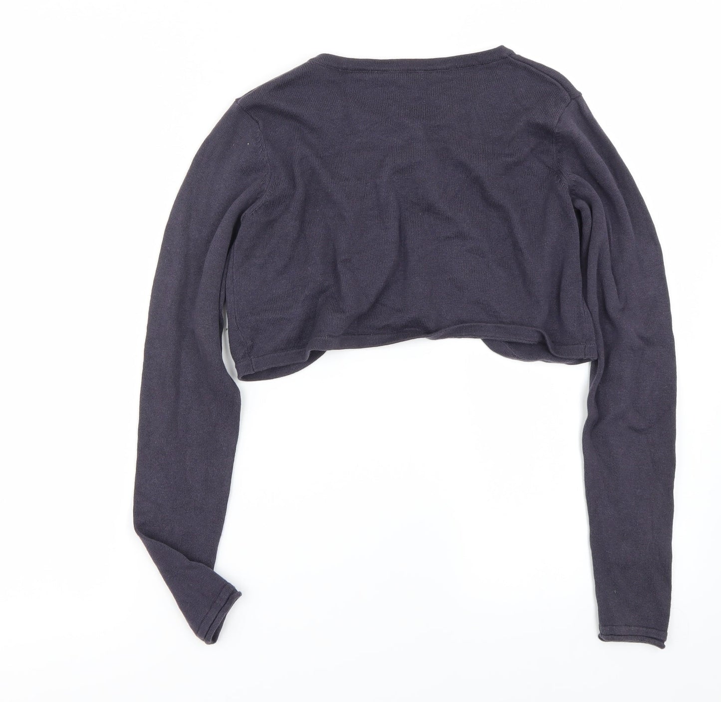 H&M Girls Blue   Cardigan Jumper Size 10-11 Years
