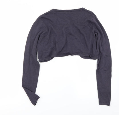 H&M Girls Blue   Cardigan Jumper Size 10-11 Years