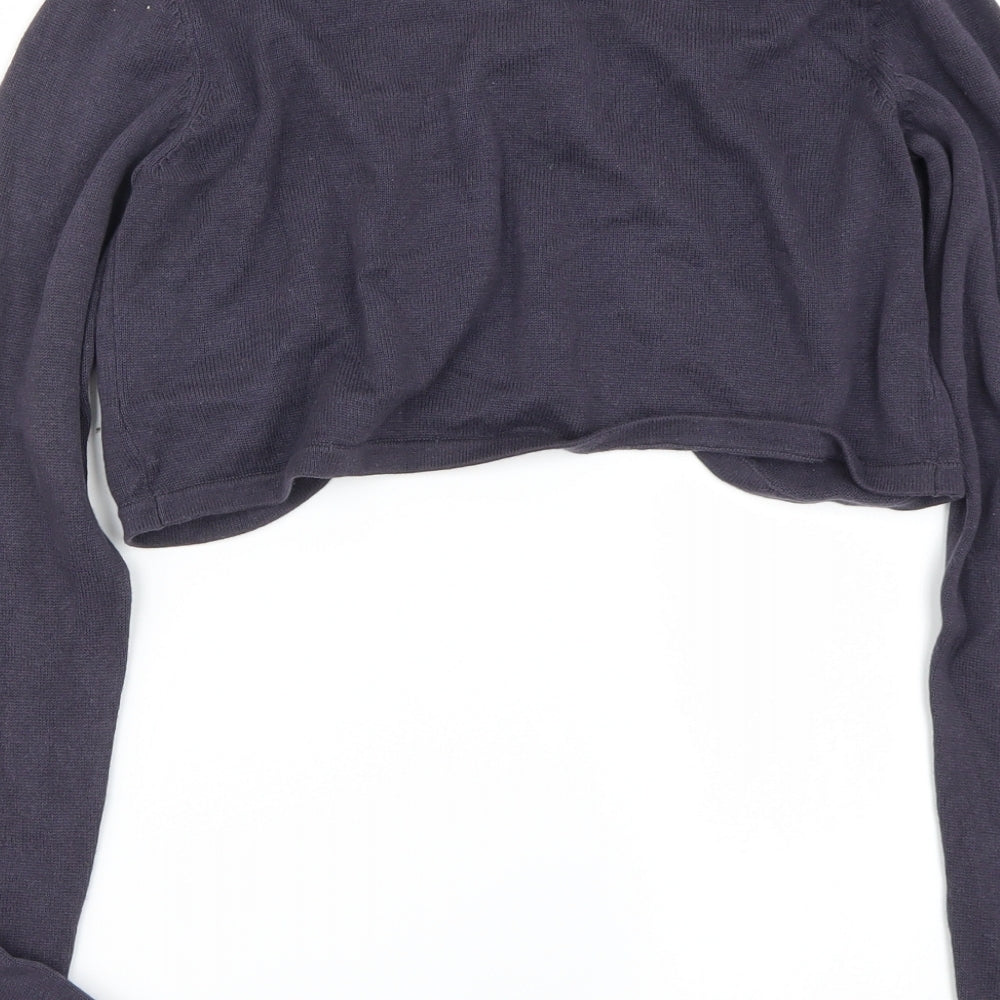 H&M Girls Blue   Cardigan Jumper Size 10-11 Years
