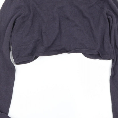 H&M Girls Blue   Cardigan Jumper Size 10-11 Years