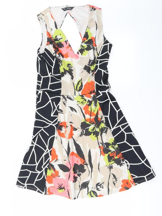 Miss Selfridge Womens Black   A-Line  Size 10