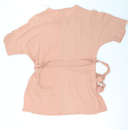 Womens UK Size 12 Atmosphere Pink Basic Blouse