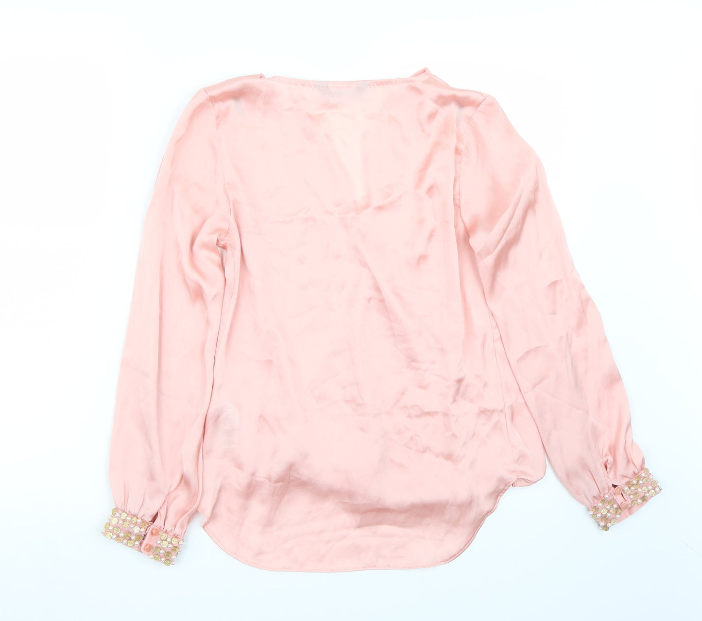 Womens UK Size 8 Dorothy Perkins Pink Basic Blouse