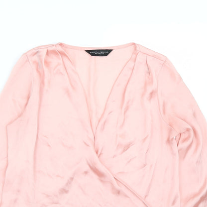 Womens UK Size 8 Dorothy Perkins Pink Basic Blouse