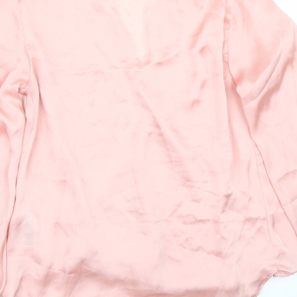 Womens UK Size 8 Dorothy Perkins Pink Basic Blouse