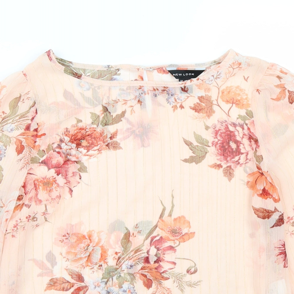 Newlook Womens Pink   Basic Blouse Size 6