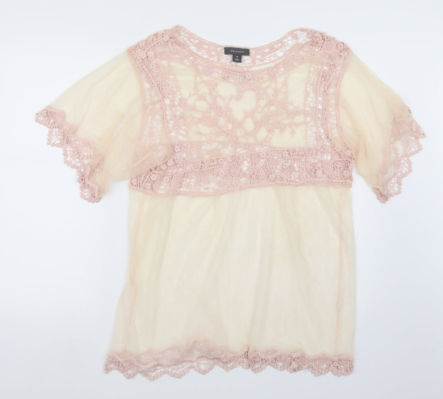 Primark Womens Pink   Basic T-Shirt Size M